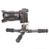 Leofoto LS-223C and LH25 Carbon Fiber Mini Tripod & 25mm Low Profile Ball Head Kit