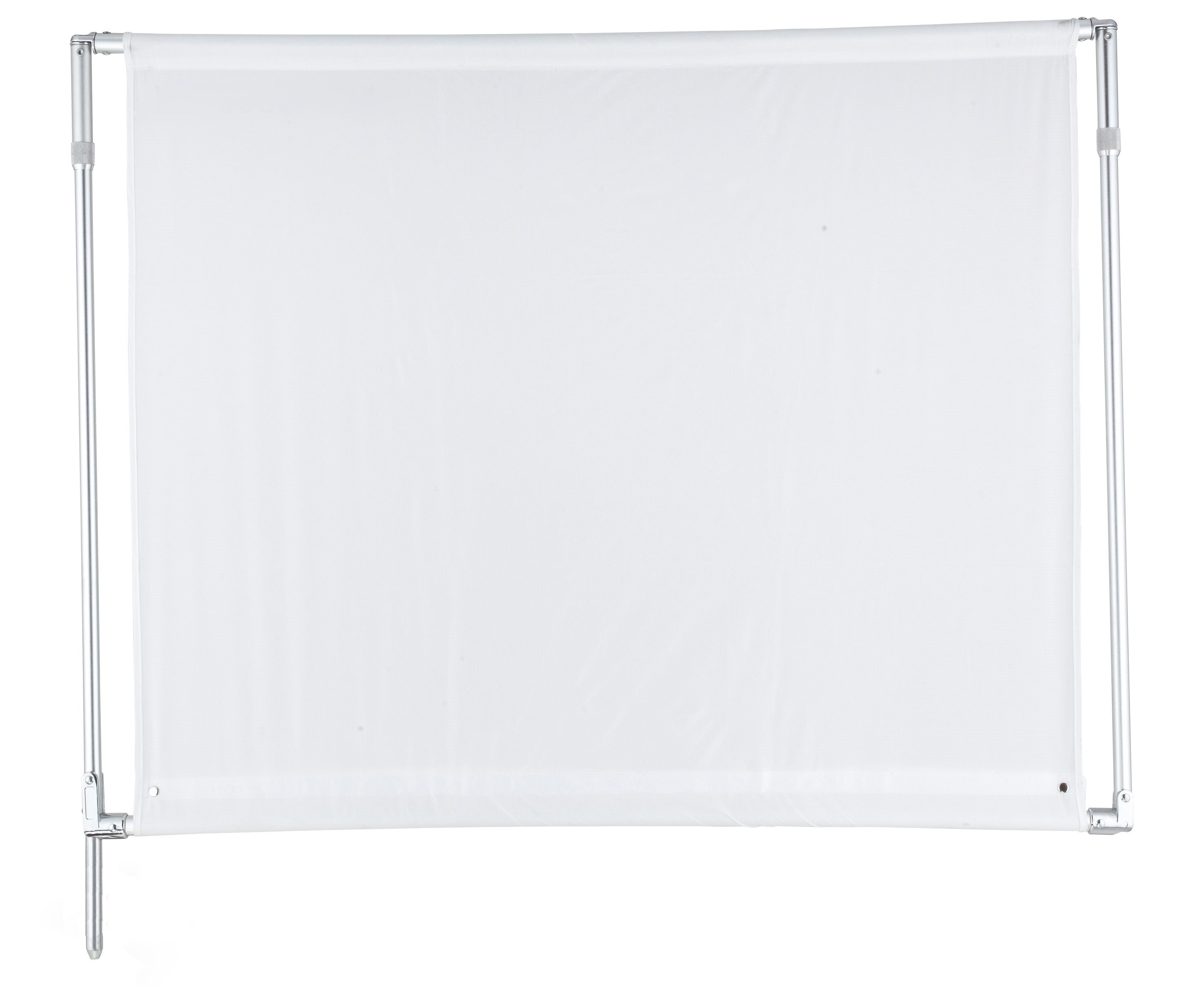 Portable Solid Frame Scrim Flag with White Silk 30*36" (70x90cm) Foldable