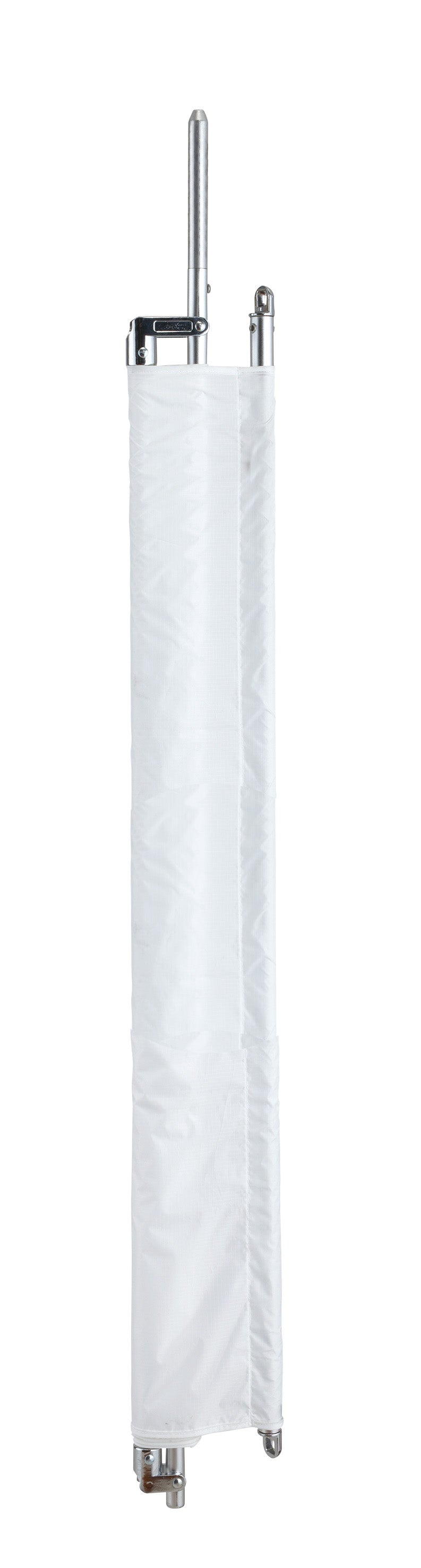 Portable Solid Frame Scrim Flag with White Silk 48*48" (120x120cm) Foldable