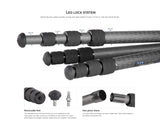 Leofoto LS-284CVL Carbon Fibre Ranger Series Tripod With Tiltable Center Column