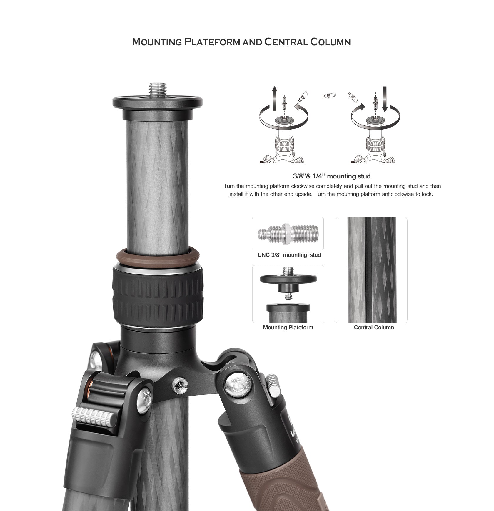 Leofoto LX-254CT Carbon Fibre Tripod With XB-32 Ballhead