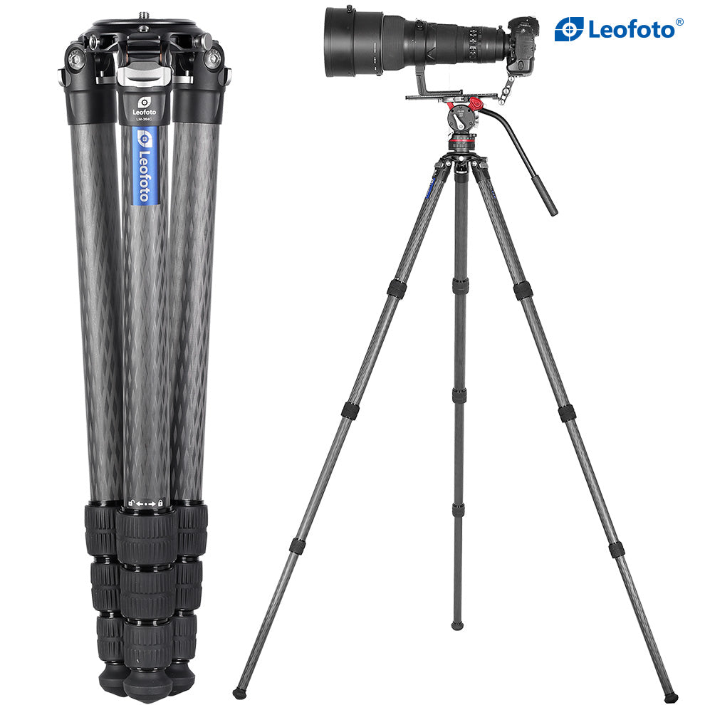 Leofoto LM-364c Summit Series Systematic Bowl Carbon Fiber Tripod