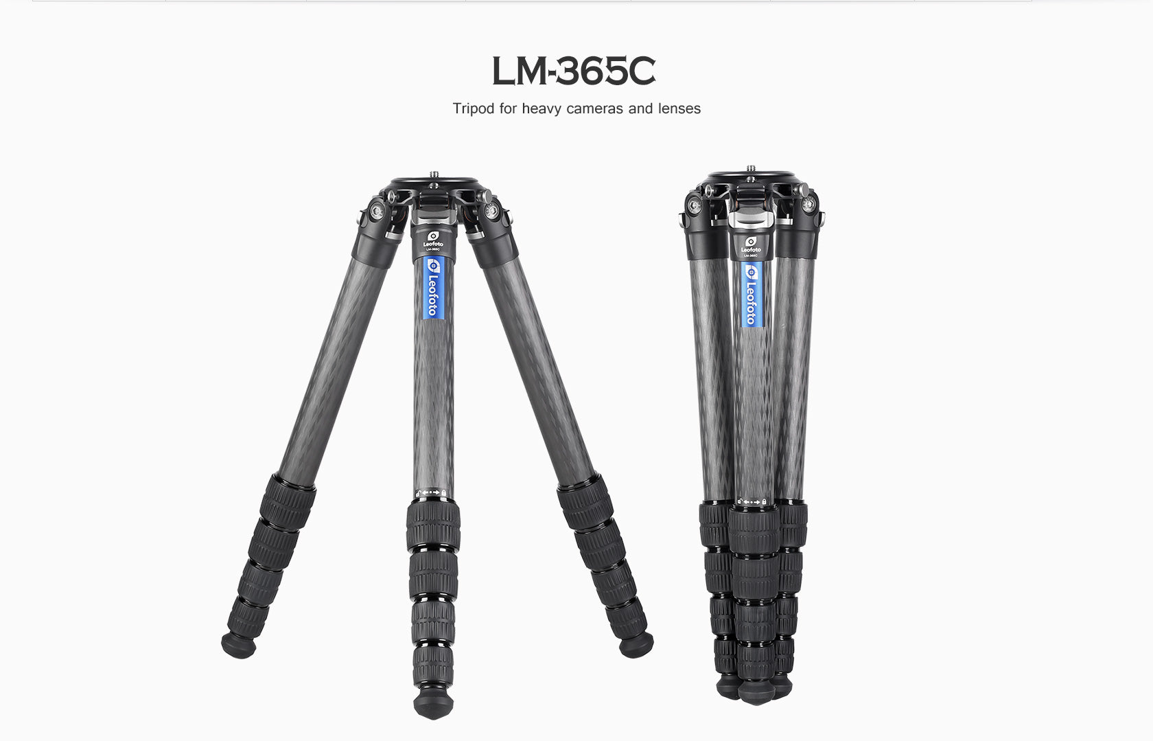 Leofoto LM-365c Summit Series Systematic Bowl Carbon Fiber Tripod