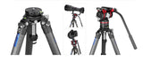 LEOFOTO YB-75LP 75mm Leveling Base Half Ball Adapter With Platform for Bowl Tripod