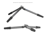 Leofoto LS-284CEX Ranger Series Portable Carbon Fiber Tripod 4 Section + Built-in Leveling Base 15° Tilt