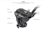 Leofoto BV-10 Professional Fluid Video Head Arca-Swiss compatible