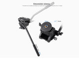 Leofoto BV-10 Professional Fluid Video Head Arca-Swiss compatible