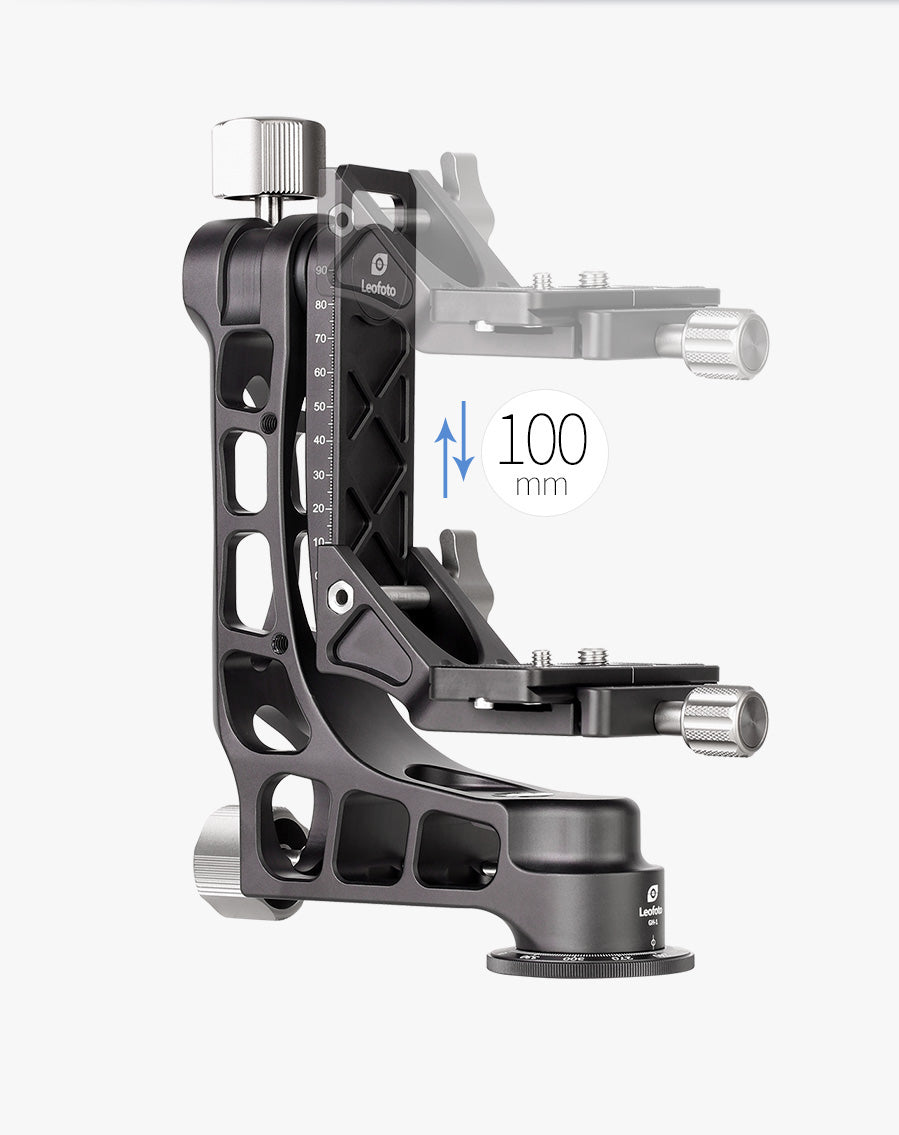 Leofoto PG-1 Aluminum Hollow structure Gimbal Head with QR Plate Arca-Swiss Compatible