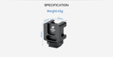 LEOFOTO FA-07 Multi Hotshoe Adapter Mount For Camera,Microphone and Lighting