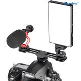 Leofoto FA-08 2 in 1 Hot shoe adapter for camera Microphone and Lighting