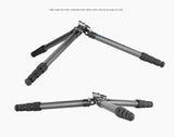 Leofoto LS-324CEX Ranger Series Portable Carbon Fiber Tripod 4 Section + Built-in Leveling Base 15° Tilt