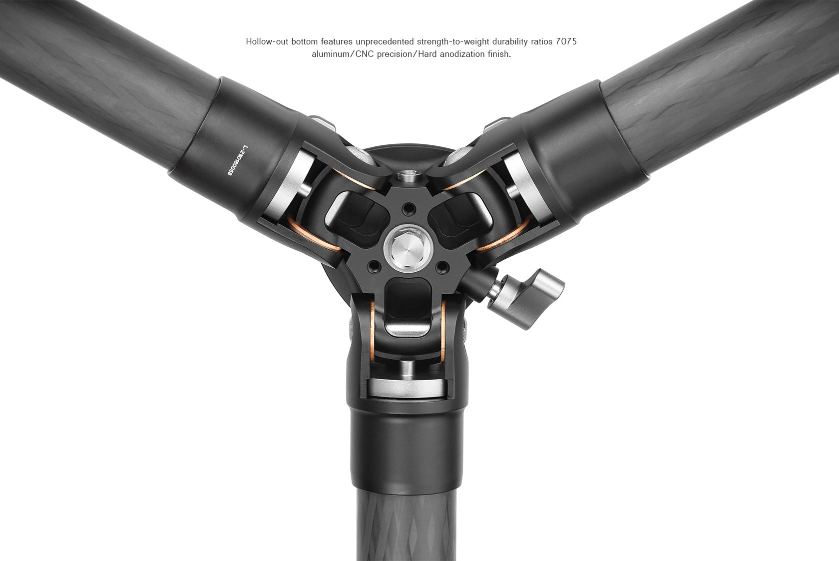 Leofoto LS-324CEX Ranger Series Portable Carbon Fiber Tripod 4 Section + Built-in Leveling Base 15° Tilt