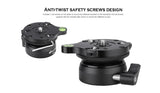 LEOFOTO LB-66 Adjustable Hemisphere Tripod Head Leveling Base