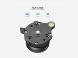 LEOFOTO LB-66 Adjustable Hemisphere Tripod Head Leveling Base
