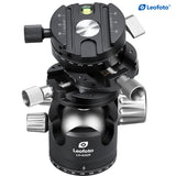 Leofoto LH-40GR Geared Ball Head for Architectural,Table top,Macro or Panoramic with Quick Release Plate Arca Compatible