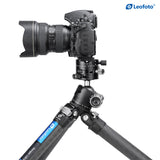 Leofoto LH-40GR Geared Ball Head for Architectural,Table top,Macro or Panoramic with Quick Release Plate Arca Compatible