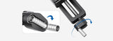 Leofoto MP-150S Macro Focusing Precise Rail with Screw-Knob Clamp Compatible with Arca-Swiss