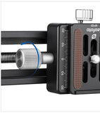 Leofoto MP-150S Macro Focusing Precise Rail with Screw-Knob Clamp Compatible with Arca-Swiss
