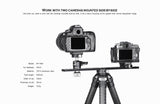 Leofoto NP-400 Multi-Purpose Rails for Two Cameras