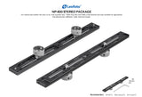 Leofoto NP-400 Multi-Purpose Rails for Two Cameras