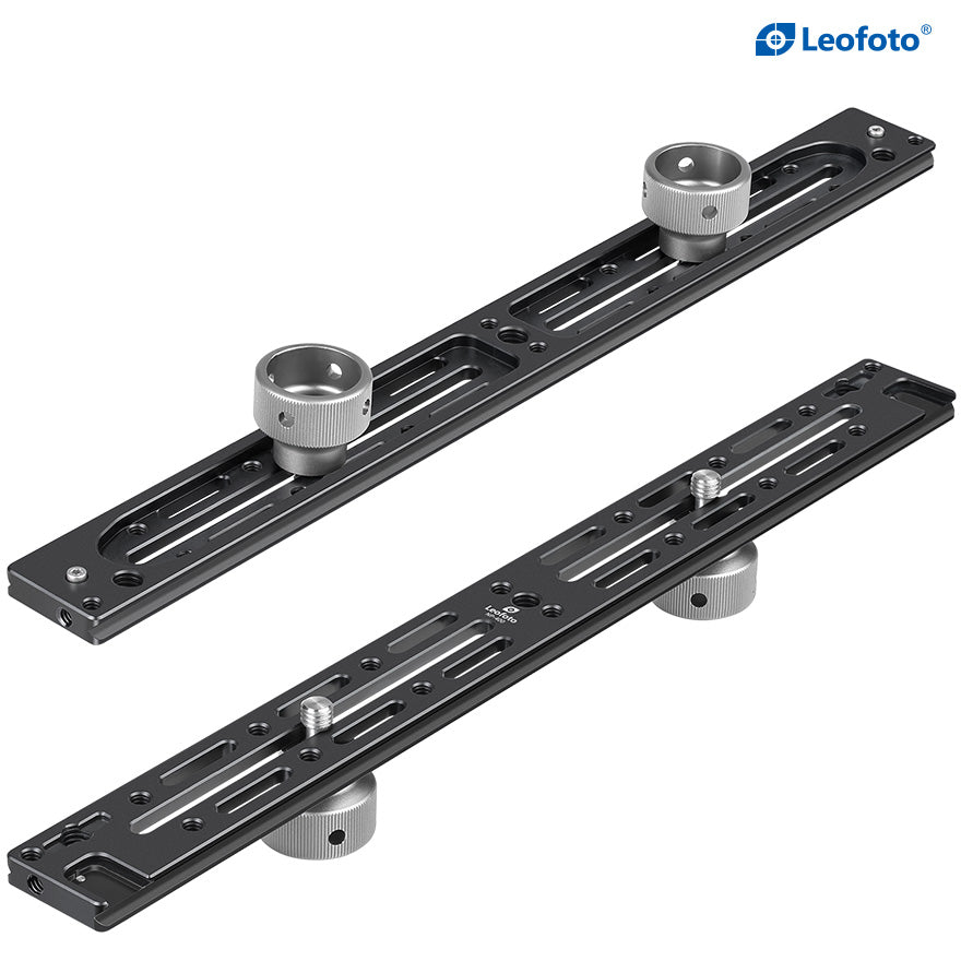 Leofoto NP-400 Multi-Purpose Rails for Two Cameras