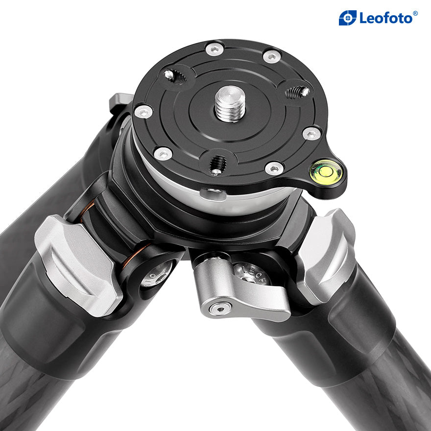 Leofoto LS-365CEX Ranger Series Portable Carbon Fiber Tripod 5 Section + Built-in Leveling Base 15° Tilt