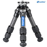 Leofoto LS-223CEX Ranger Series Portable Carbon Fiber Tripod 3 Section + Built-in Leveling Base 15° Tilt