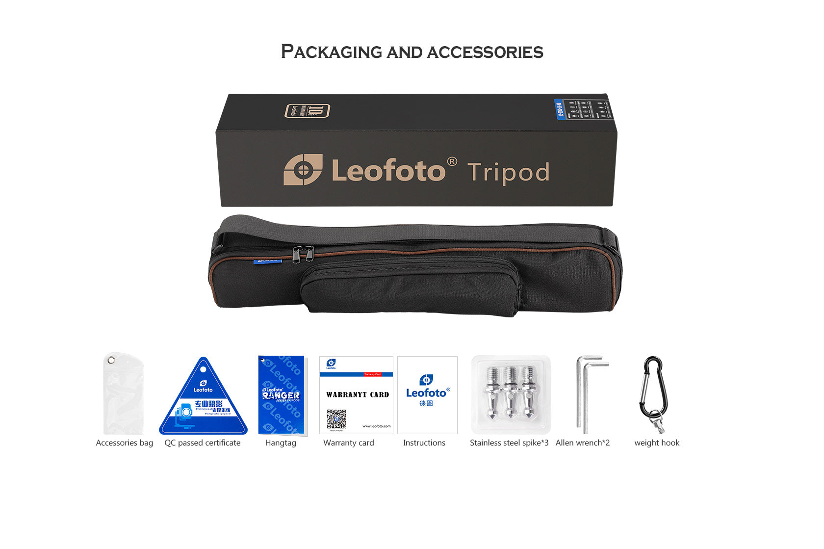 Leofoto LS-364C Ranger Series Professional Carbon Fiber Tripod