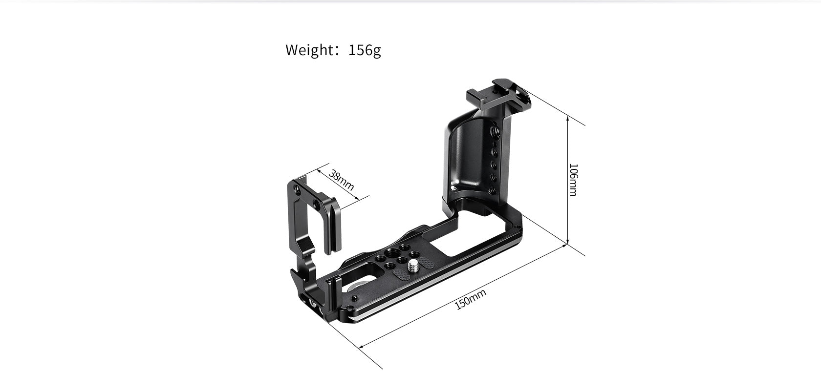 Leofoto LPF-XT4 Custom L bracket with hand grip for Fujifilm XT4