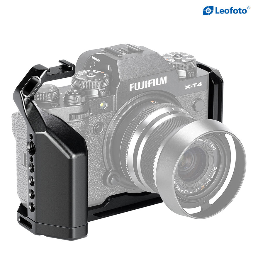Leofoto LPF-XT4 Custom L bracket with hand grip for Fujifilm XT4