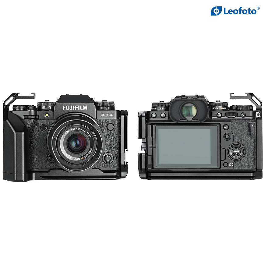 Leofoto LPF-XT4 Custom L bracket with hand grip for Fujifilm XT4