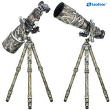 LS-365C+PG-1 Full Camouflage Professional Carbon Fiber Tripod With Gimbal head