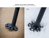 Leofoto TFW Multi-functional Replacement Feet, Set of 3 Spikes With Snow shoes