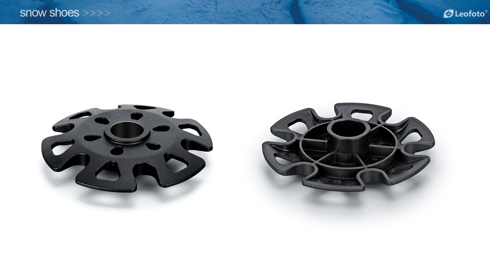 Leofoto TFW Multi-functional Replacement Feet, Set of 3 Spikes With Snow shoes