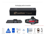 LEOFOTO LA-324C+LH-40 (Red) Athena Series Carbon Fiber Tripod + Ballhead