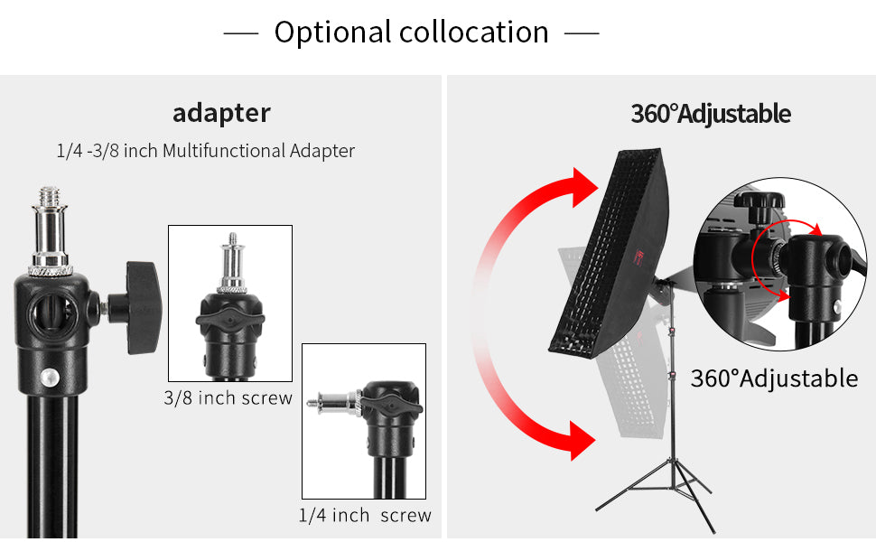Support d'éclairage de studio à coussin d'air 8,5 '/260 cm