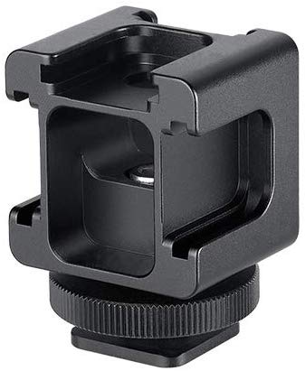 LEOFOTO FA-07 Multi Hotshoe Adapter Mount For Camera,Microphone and Lighting