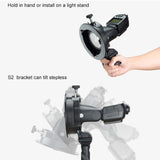 Godox S2 Speedlite Bracket Holder For Bowens S Mount
