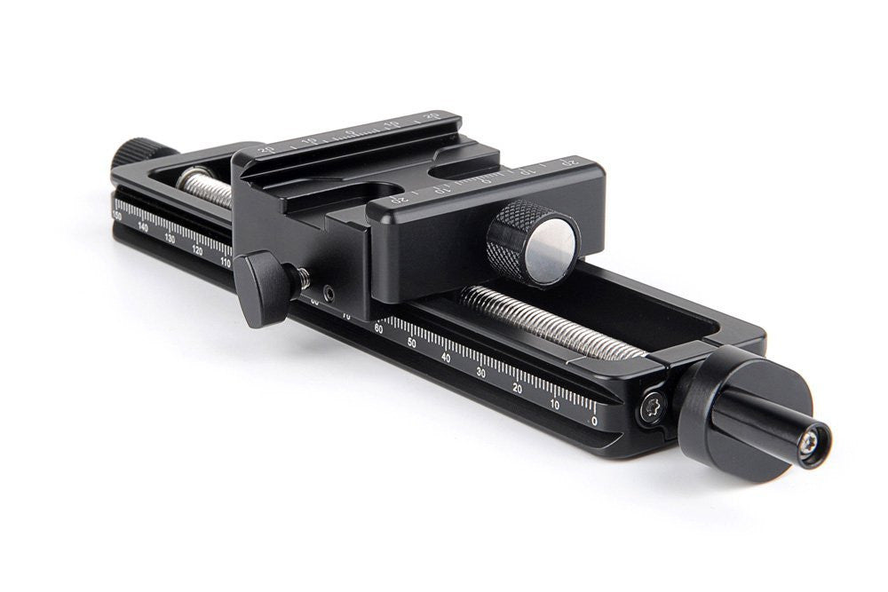 Sunwayfoto MFR-150S Macro Focusing Rail with Screw-Knob Clamp Compatible with Arca-Swiss
