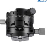 Leofoto G2 3 in 1 Panorama Geared Ballhead Dual-axis Adjustment, 3 Directions Controlled Separately With NP-60 Q-R Plate