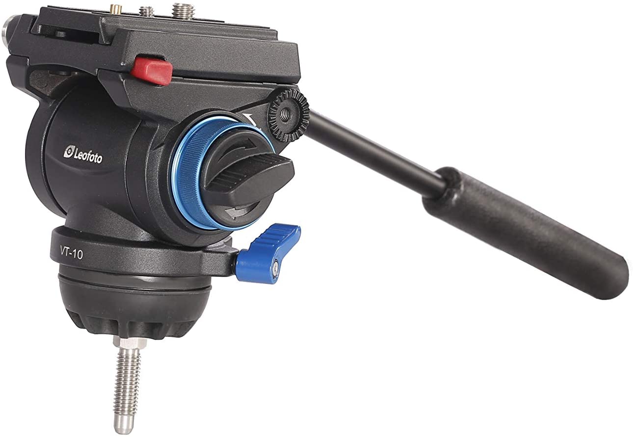 Leofoto VT-10 Video Head 60mm Half Ball Fluid Drag for 60 Bowl Tripod