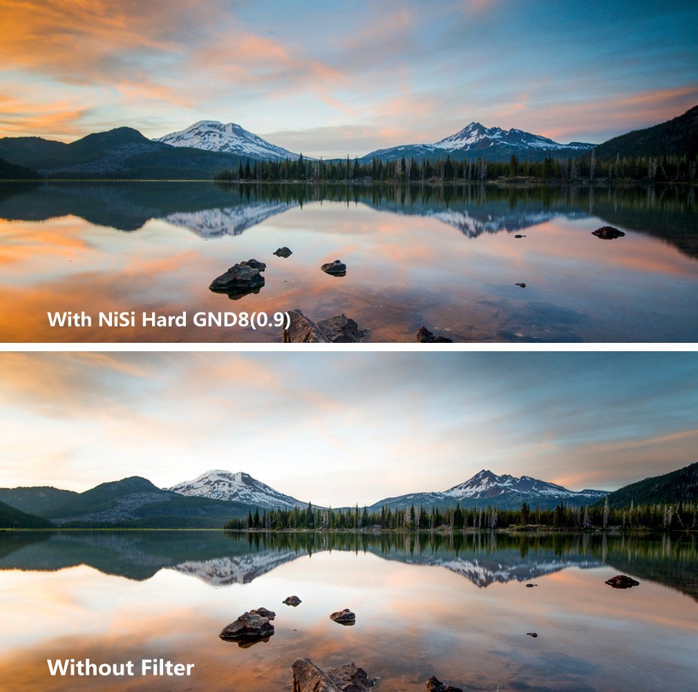 NiSi 100x150mm Nano IR Hard Graduated Neutral Density Filter – GND8 (0.9) – 3 Stop