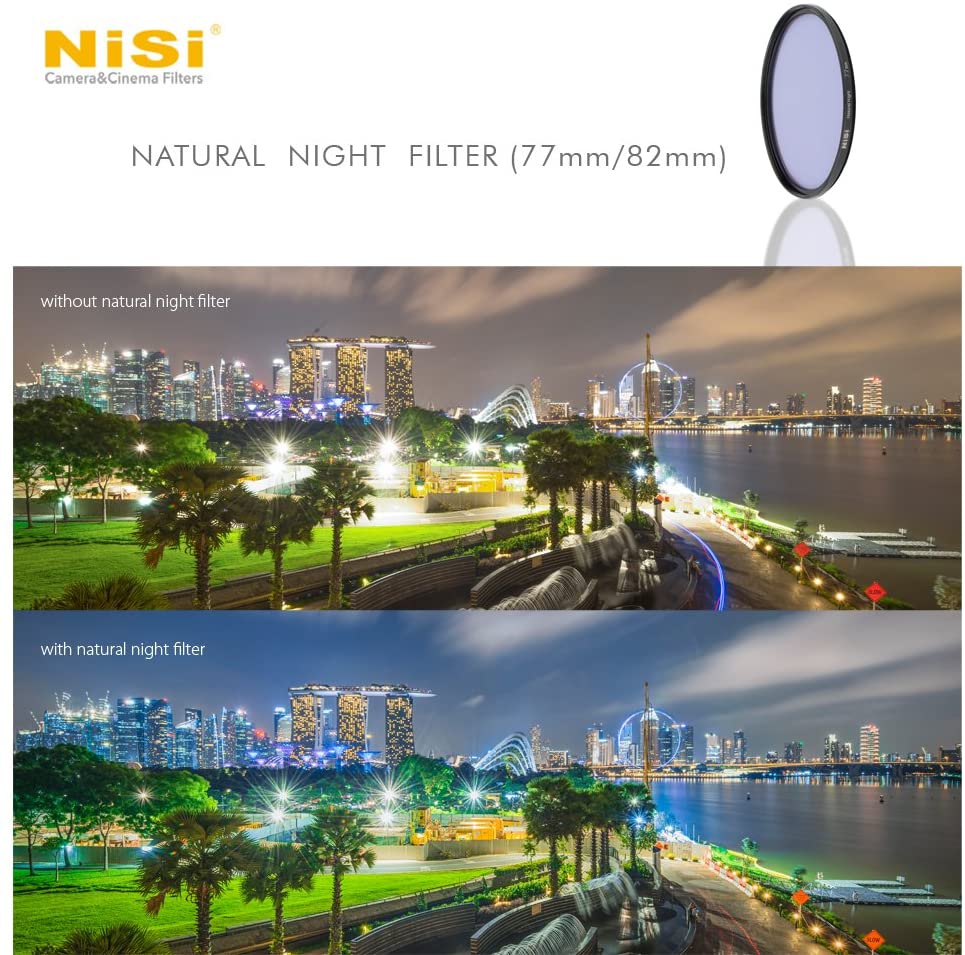 NiSi 77mm Natural Night Filter (Light Pollution Filter) with Nano Coating
