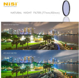 NiSi 77mm Natural Night Filter (Light Pollution Filter) with Nano Coating