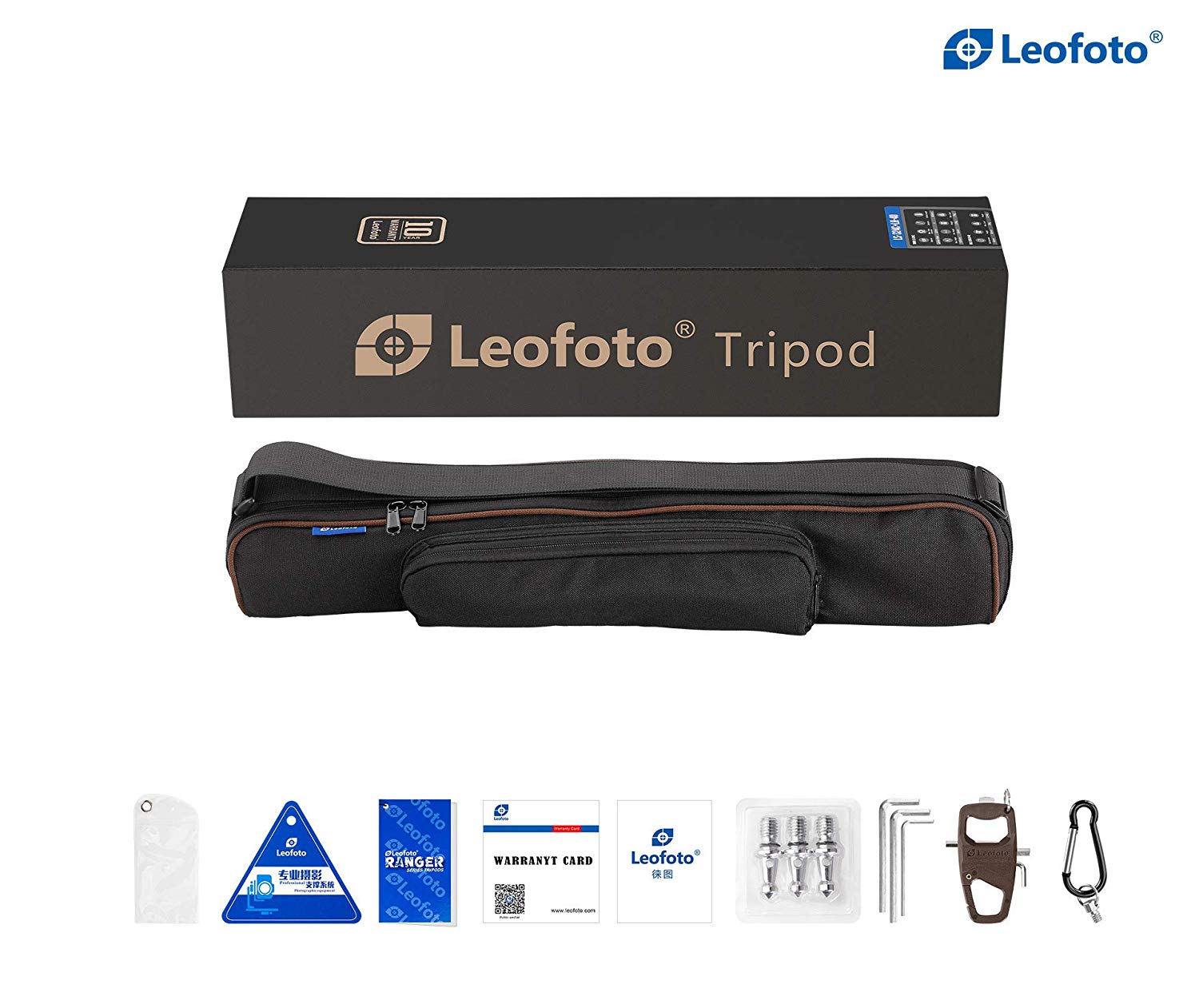 Leofoto LS-325C with LH-40 Head  Ranger Series Tripod Kit