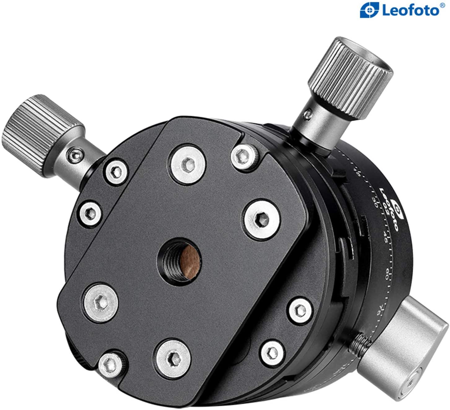 Leofoto G2 3 in 1 Panorama Geared Ballhead Dual-axis Adjustment, 3 Directions Controlled Separately With NP-60 Q-R Plate