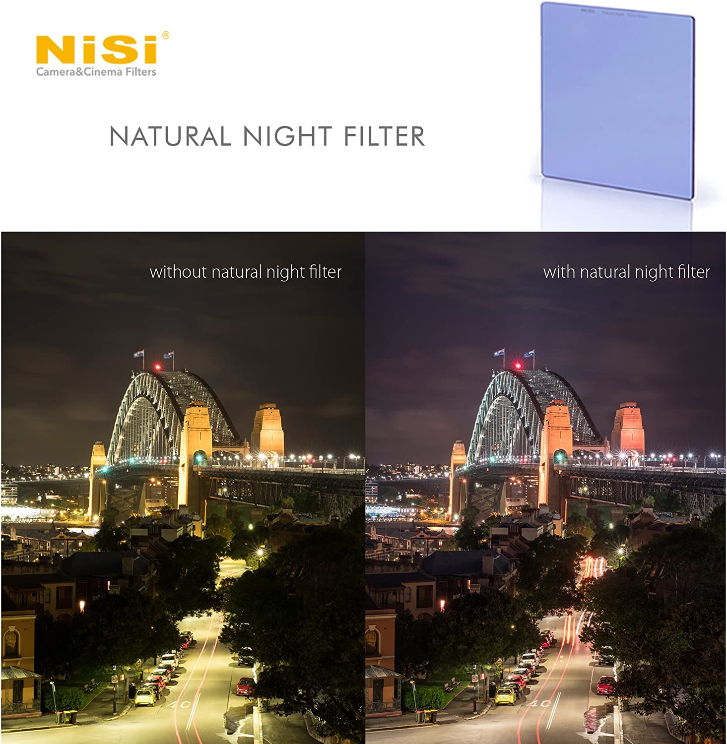 NiSi 150x150mm Natural Night Filter (Light Pollution Filter)