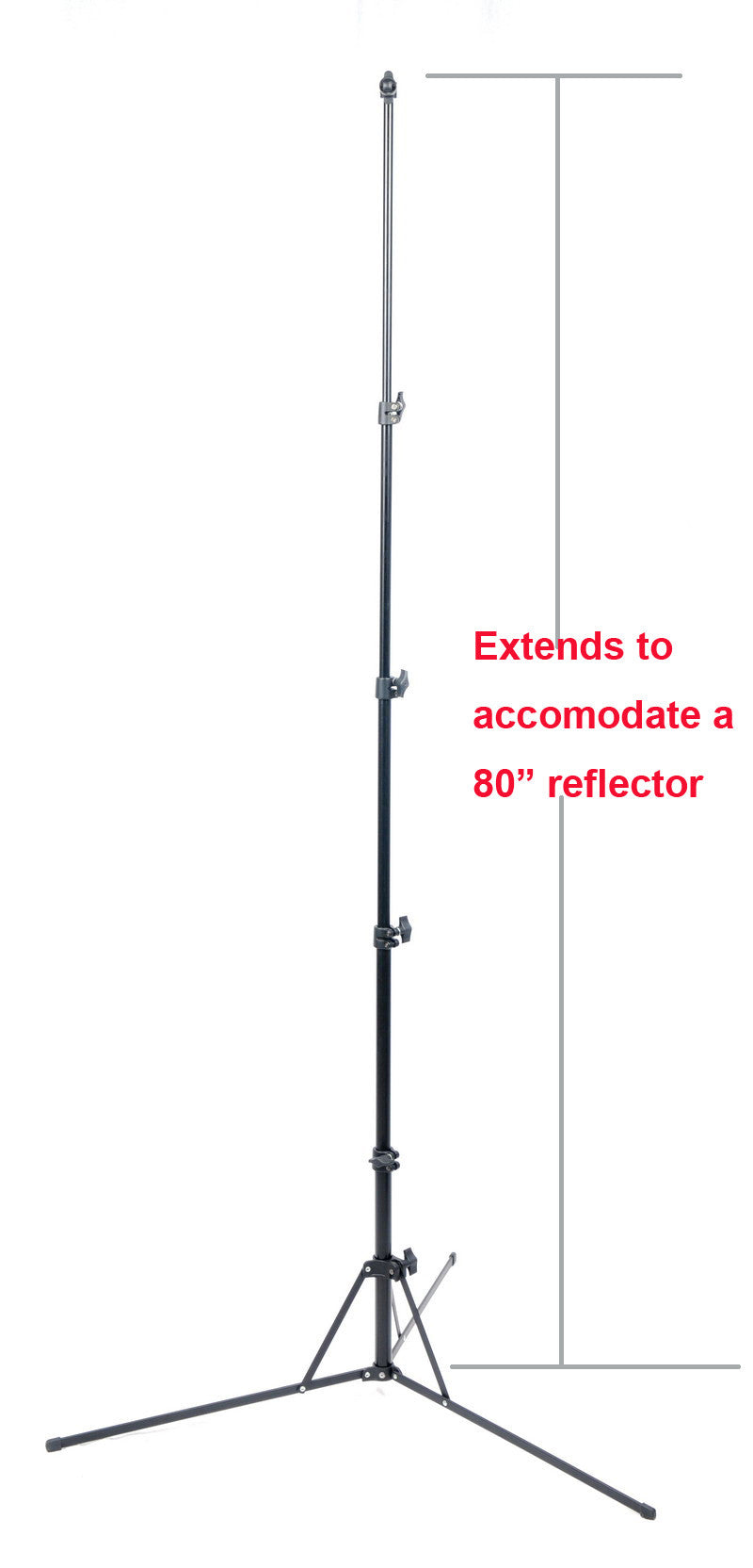 Collapsible Background/Backdrop/Reflector Stand Holder