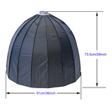 36"/90CM Deep Easy Setup Para Softbox For Elinchrom with Grids