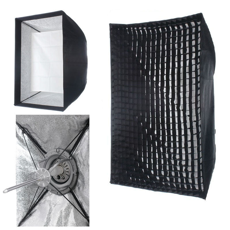 24"X 36" Easy Setup Carry Foldable EZ Softbox Fr Alienbees With Grid